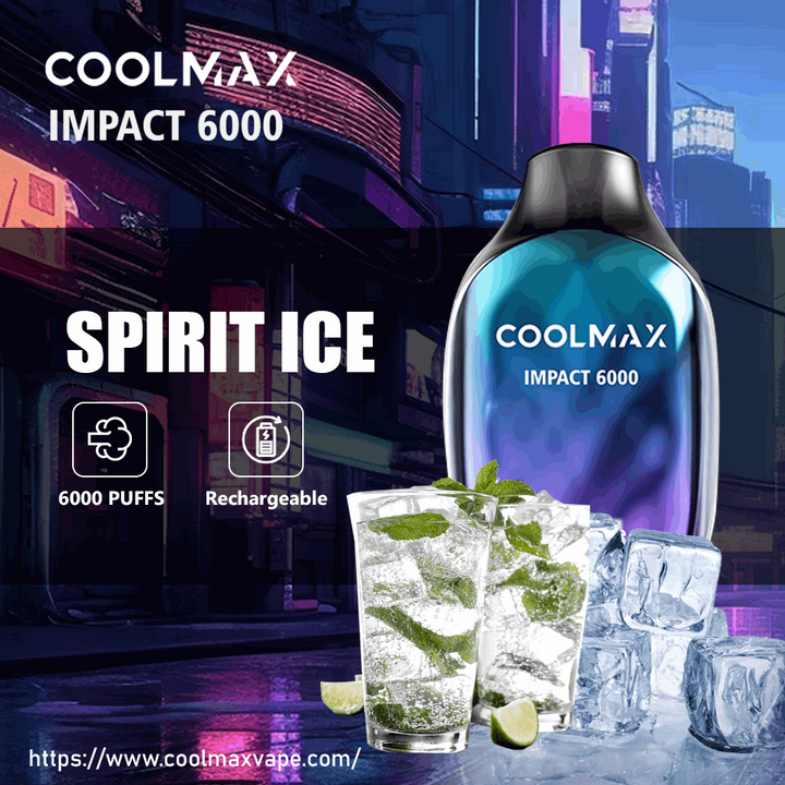 COOLMAX  IMPACT 6000 - Icy Rechargeable Disposable