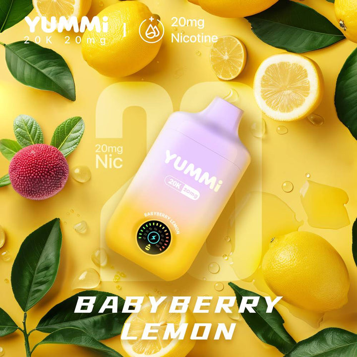 YUMMI 20K Rechargeable Disposable Vape(ONLINE ONLY)