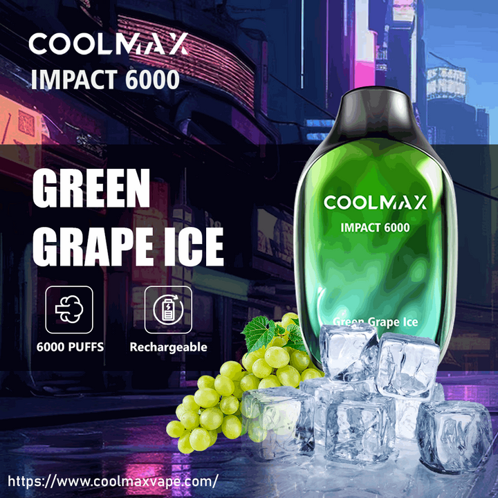 COOLMAX  IMPACT 6000 - Icy Rechargeable Disposable