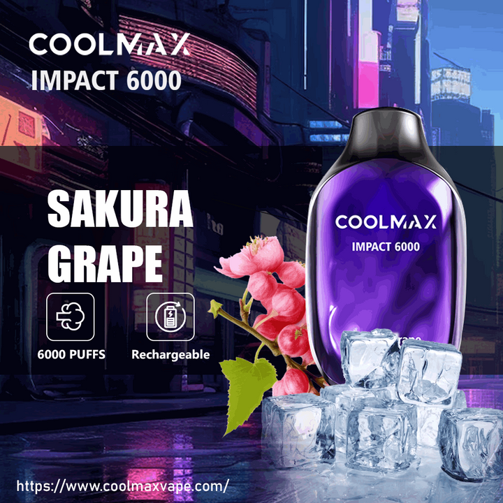 COOLMAX  IMPACT 6000 - Icy Rechargeable Disposable